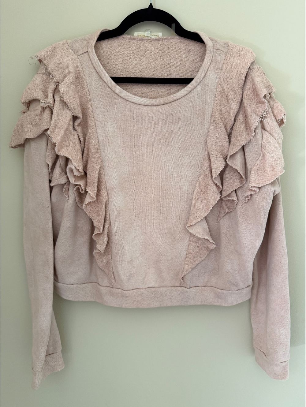 S/M LoveShackFancy pink sweater